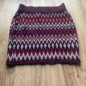 Krimson Klover Patterned Skirt